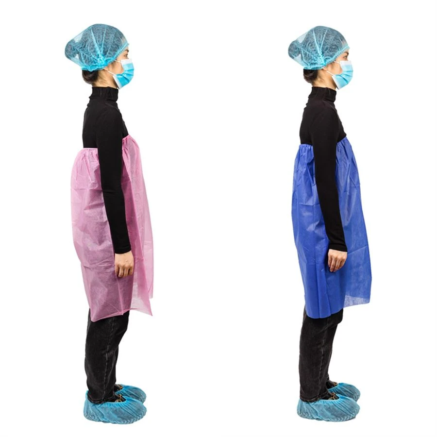 Disposable colored PP bathrobe2